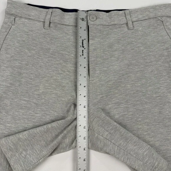Mizzen And Main ProFlex Shorts Mens W38 8L Gray Stretch Performance Zip Pockets - Picture 8 of 11
